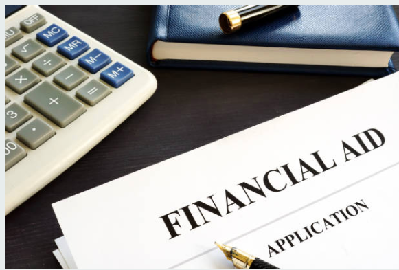 Financial documents and calculator